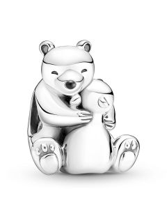 925 Sterling Silver Charms,Hugging Polar Bears Charm,Charms for Pandora Charm Bracelet,Pandora Charms,Charms for Bracelet