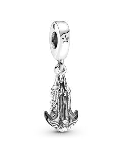 Pandora Charms,Charms for Bracelet,Virgin of Guadalupe Motif Dangle Charm,925 Sterling Silver Charms,Charms for Pandora Charm Bracelet