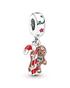 925 Sterling Silver Charms,Charms for Pandora Charm Bracelet,Charms for Bracelet,Pandora Charms,Gingerbread Man Dangle Charm