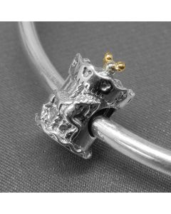 Charms for Pandora Charm Bracelet,Carousel Mickey Pattern Gold Round Charm,925 Sterling Silver Charms,Pandora Charms,Charms for Bracelet