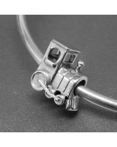 925 Sterling Silver Charms,Retro Train Locomotive Charm,Charms for Pandora Charm Bracelet,Pandora Charms,Charms for Bracelet