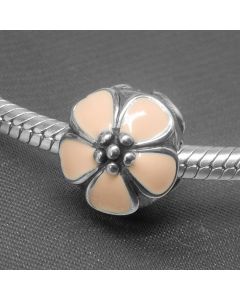 Pandora Charms,Charms for Pandora Charm Bracelet,Pink Daisy Flower Clip Charm,Charms for Bracelet,925 Sterling Silver Charms
