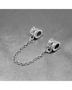 Pandora Charms,Charms for Pandora Charm Bracelet,Sunshine Safety Chain Charm,925 Sterling Silver Charms,Charms for Bracelet