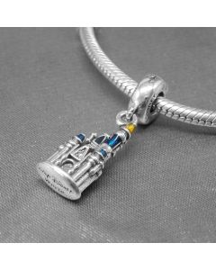 Pandora Charms,Charms for Bracelet,925 Sterling Silver Charms,Charms for Pandora Charm Bracelet,Blue Castle Zircon Pendant  Charm