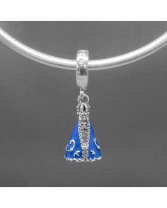 Blue Girl Pattern Dangle Charm,Pandora Charms,Charms for Bracelet,925 Sterling Silver Charms,Charms for Pandora Charm Bracelet