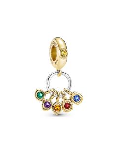 Pandora Charms,Marvel The Avengers Infinity Stones Zircon Dangle Charm,925 Sterling Silver Charms,Charms for Pandora Charm Bracelet