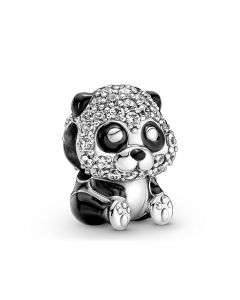Charms for Bracelet,Charms for Pandora Charm Bracelet,Sparkling Cute Panda Zircon Charm,Pandora Charms,925 Sterling Silver Charms